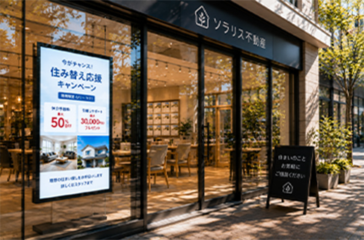 不動産・サービス業の導入イメージ