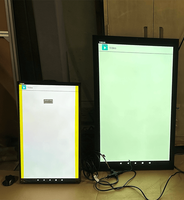 色味が違う液晶写真のイメージ
