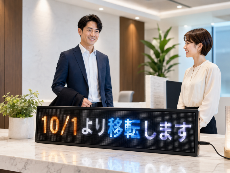 テロッパー使用イメージ画像_オフィス